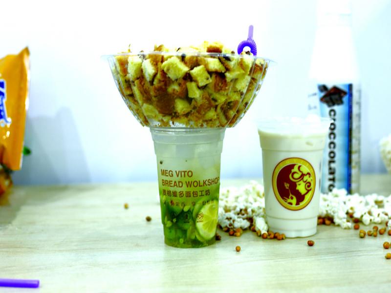 麥格維多特色爆奶杯-滿足吃和喝的創意食品-3158招商加盟網