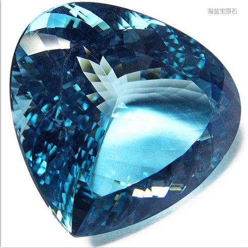 鉑晶爾曼海藍石原石