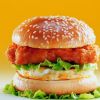 麥基客漢堡產品-香煎雞腿肉漢堡