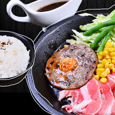 板燒食客快餐-營養蓋飯