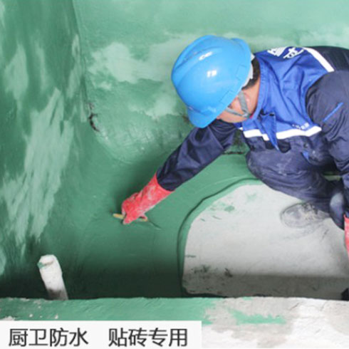特力森防水涂料-廚衛施工