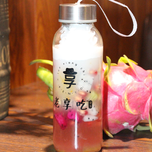 老享吃便當-火龍果果汁