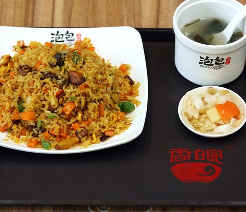 香皖胖叔鍋貼-臘腸炒飯套餐